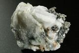 Native Silver in Calcite - Morocco #362736-1